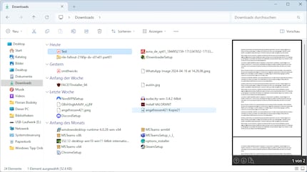 Content preview can be useful if you have similar document names.