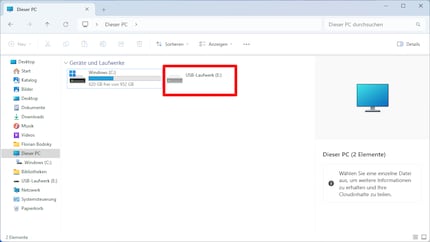 Hidden folders will appear faded.