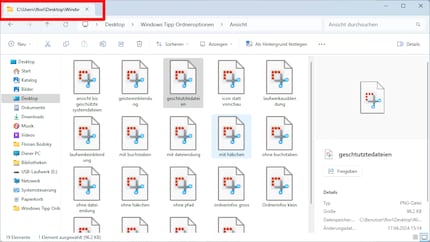 Where exactly is my file stored? Depending on the directory, it may be useful to know this.
