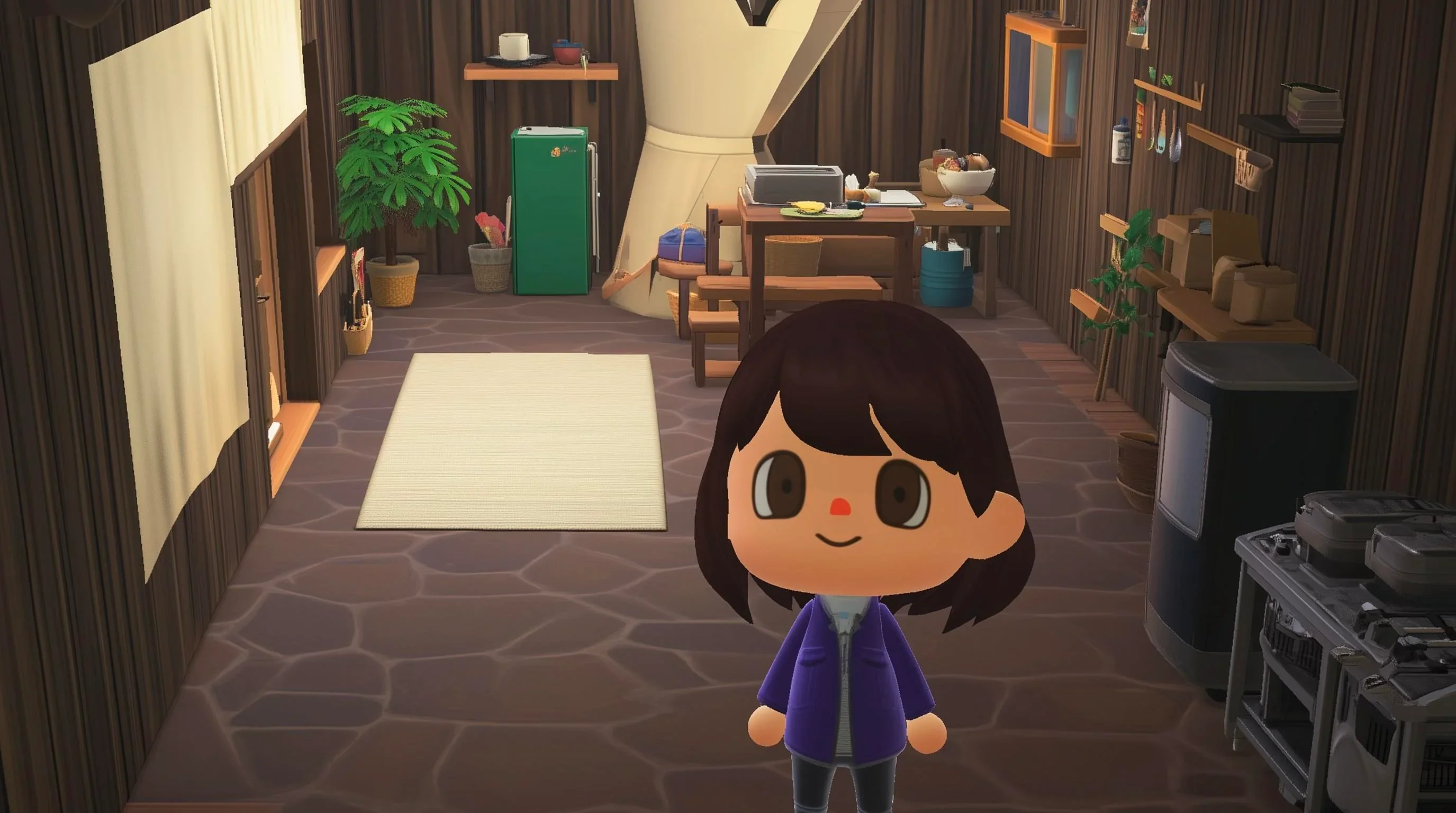 Both the characters and the environment of Anime Life Sim look suspiciously like Animal Crossing.