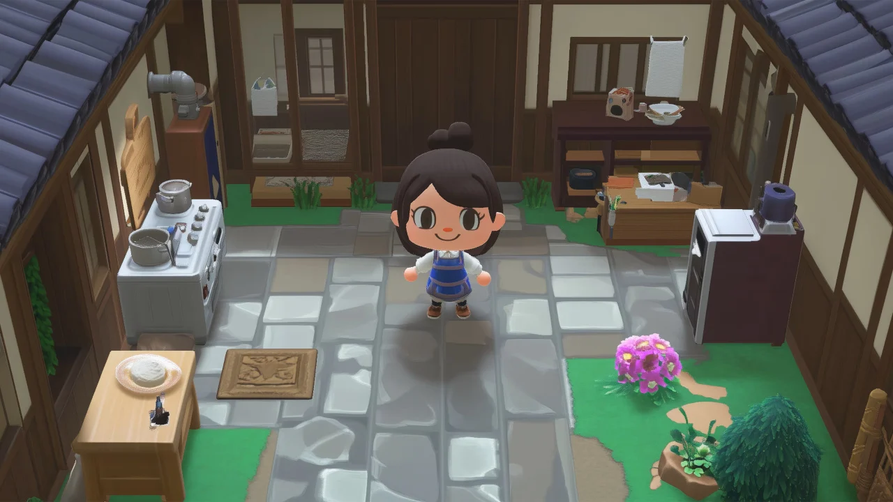 This screenshot from Anime Life Sim also shows some inconsistencies.