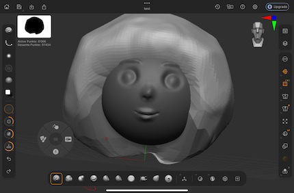 Cette tête est née d'une balle et a un fort potentiel d'amélioration. Mais une fois que j'ai commencé, j'apprends toujours.