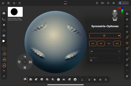 La plupart des fonctions, comme la symétrie, servent à travailler plus rapidement.